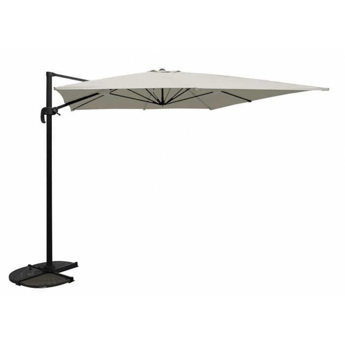 Kleren Optimistisch Indringing Parasol déporté carré 3,2x3,2 - ecru - KETER - 14-700611 - Cdiscount Jardin
