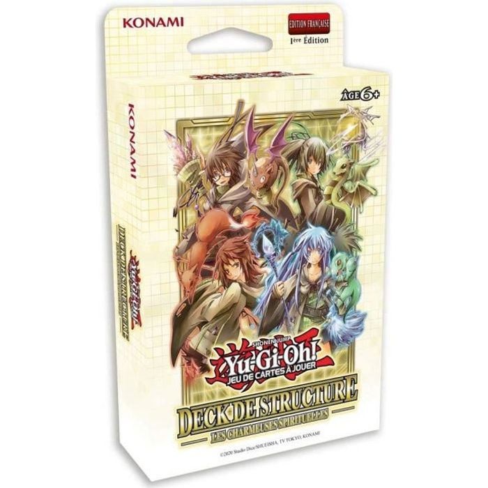 deck de structure yugioh francais les charmeuses spirituelles cdiscount jeux jouets