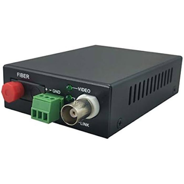 Émetteur AV - LEVELONE - AVF-1101 - Fibre optique - 20 km - Vidéo analogique non compressée