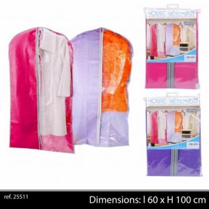 2 Housses De Protection De Vetements Pour Costume Manteau