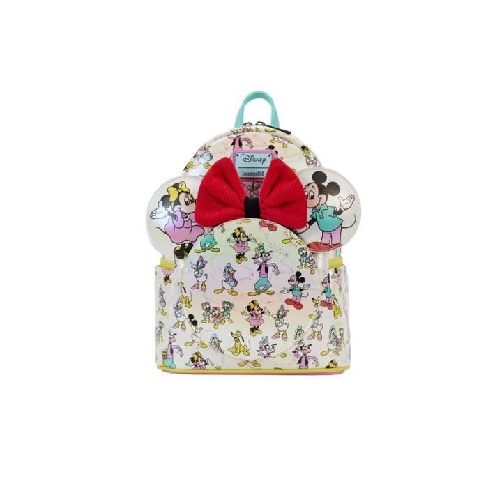 Sac à Dos - LOUNGEFLY - Disney 100 - Rose - Polyuréthane - Mixte