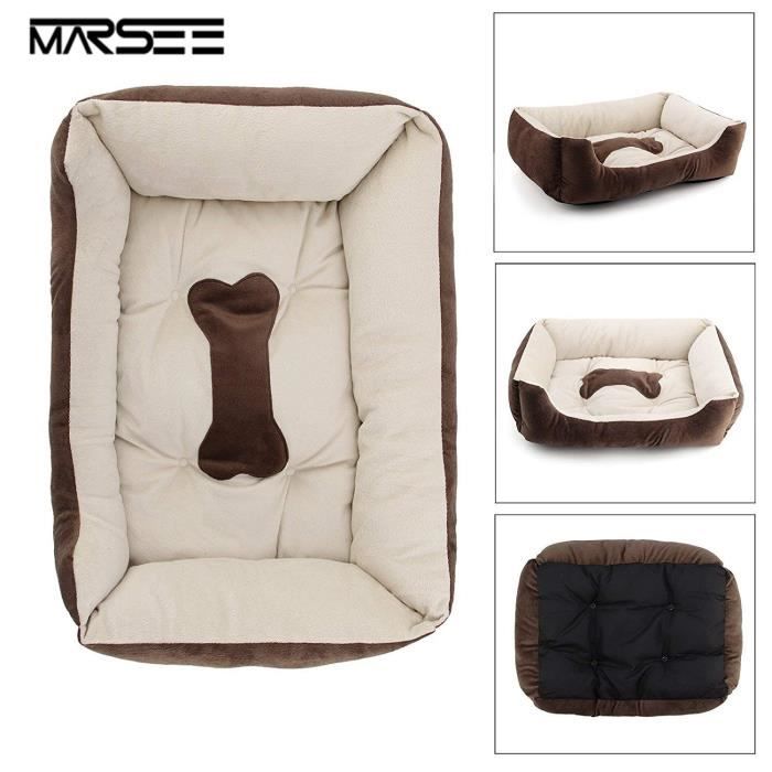 Panier pour Chien Lit XL 90 x 70 x 15 cm Dog Bed Coussin Matelas Animaux