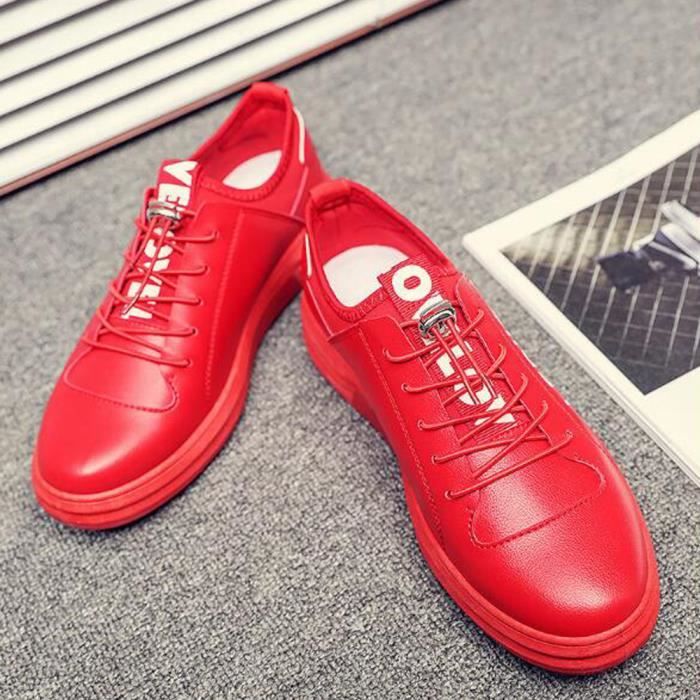 espadrille rouge homme