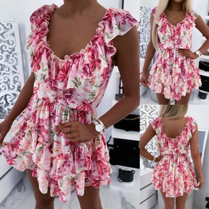 robe volant courte