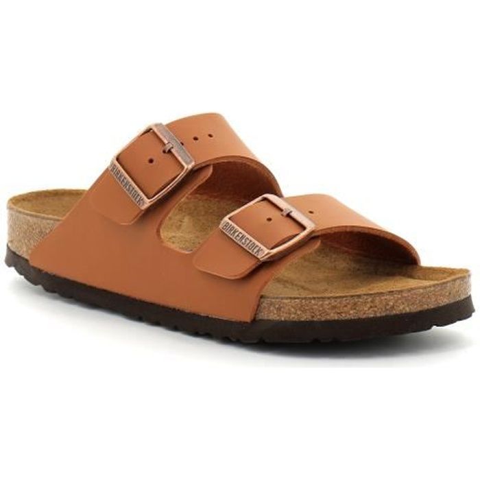 Sandales Birkenstock Arizona pour homme - Marron - Lit de pied anatomique en liège et latex