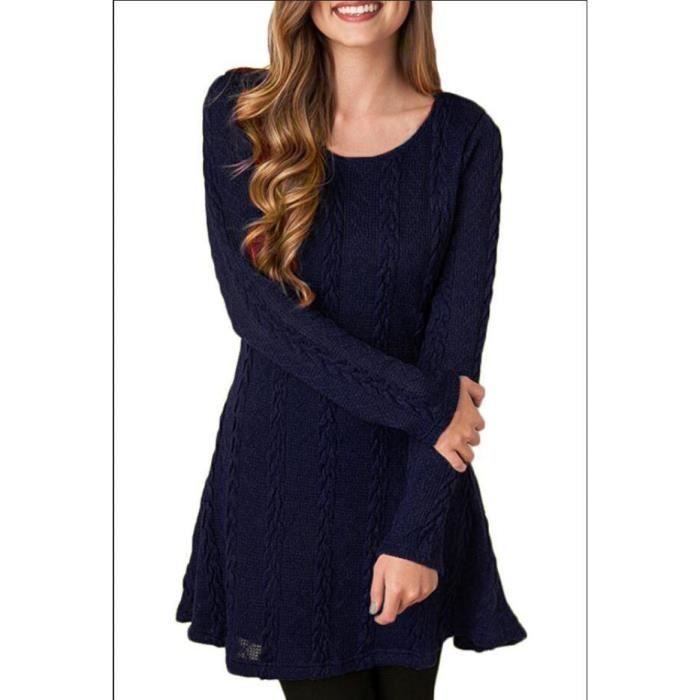 robe pull courte femme