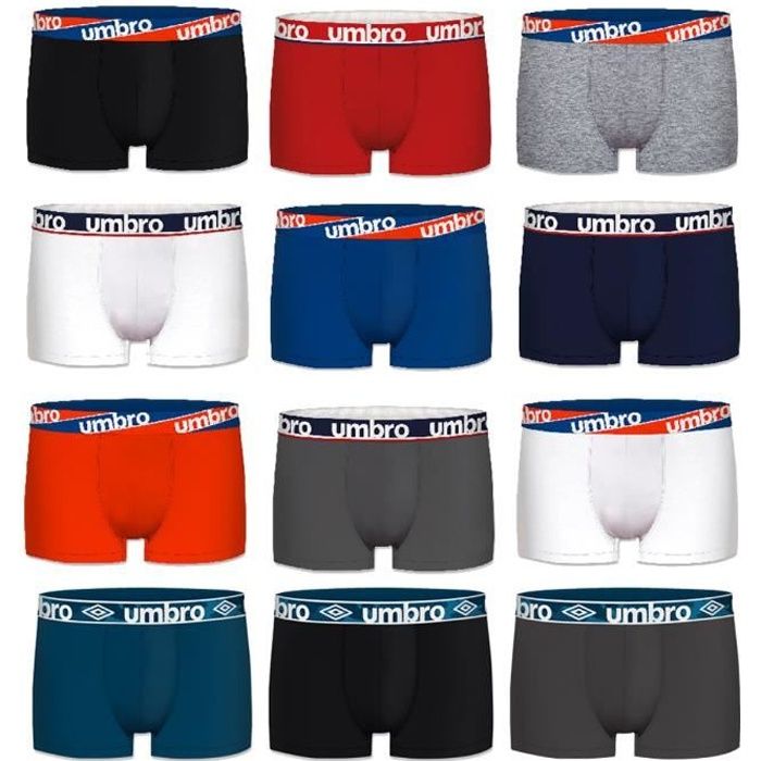 Lot De 3 Paires De Slips Homme Umbro - Coton Stretch, Modèle Toocool 713-715, Neuf Avec étiquettes