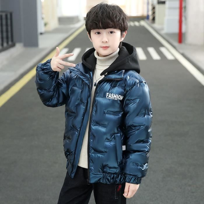 Doudoune Enfants Doudoune Garcon Fille Hiver Doudoune Leger Et Doux Bleu Cdiscount Pret a Porter