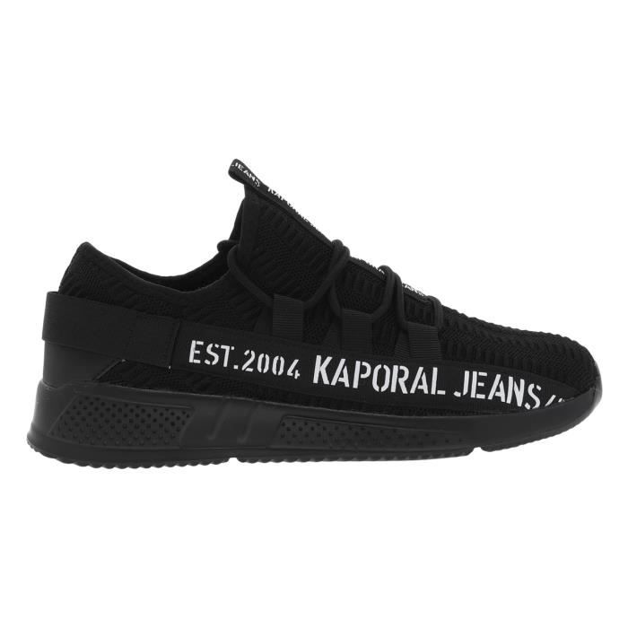 Basket Kaporal Dofibio - Homme - Lacets - Textile - Noir - Style sneakers