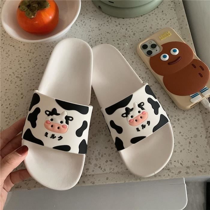 Chaussons Femme En Forme De Chien - Pantoufles Douces Et Chaudes D'hiver - Intérieur Et Extérieur