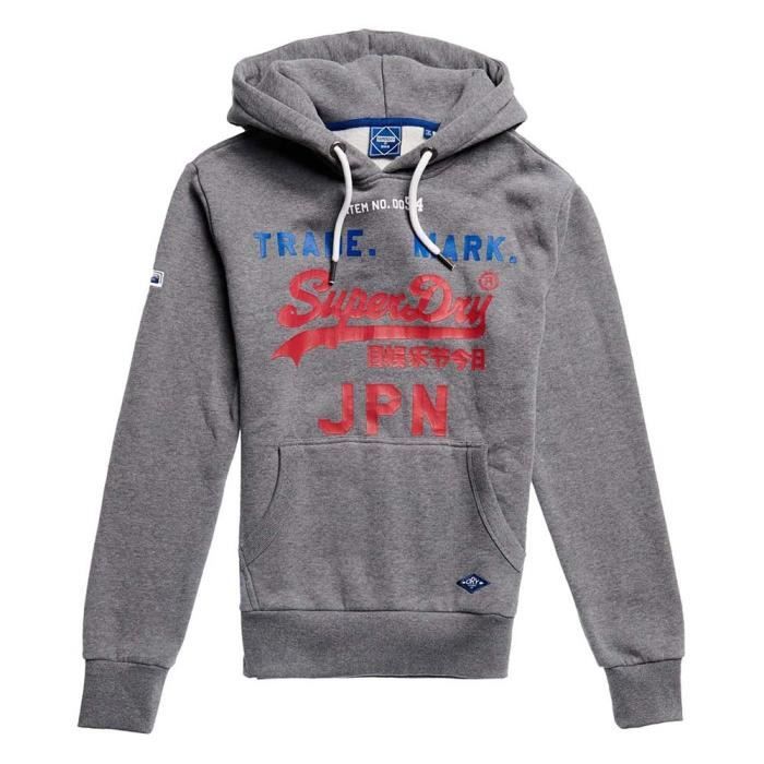 Vl Ac Sweat Cap Homme SUPERDRY Taille XL Couleur GRIS Gris Cdiscount Pret a Porter