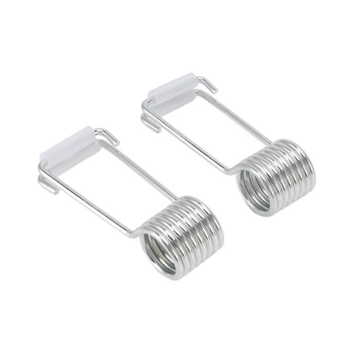 Fermoirs à Ressort Pour Haltères - Acier Inoxydable - Diamètre 2.5 Cm - Lot De 2 Pinces