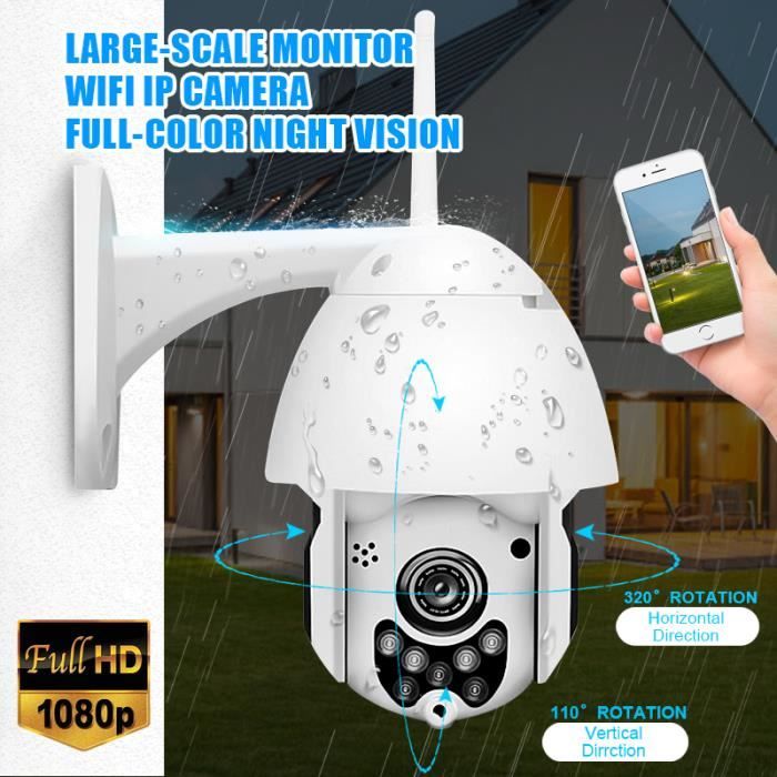 Hd1080p Wifi Ip Camera Surveillance Exterieur Etanche Interphone Vision Nocture Achat Vente Camera Ip 1080p Wifi Camera Ip Eu Plug Cdiscount
