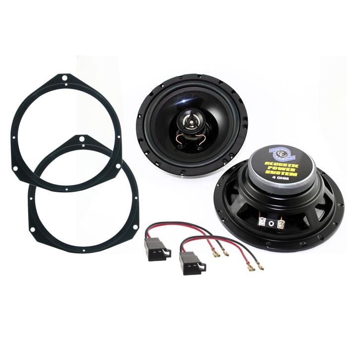 16,5 cm Avant Hat-parleurs Enceintes Fiat DUCATO//Citroen Jumper 2 Voie 120 Watts