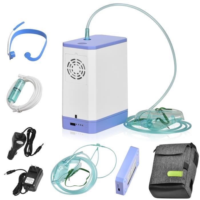 MEIHE 3L Concentrateur D'Oxygène Portable - Machine À Générateur D'Oxygène  Avec Canule Nasale Ménage(Prise européenne) - Cdiscount Bricolage