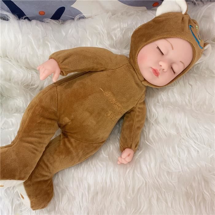 Poupée Poupon Réaliste OHP Bébé Reborn 35cm Non toxique