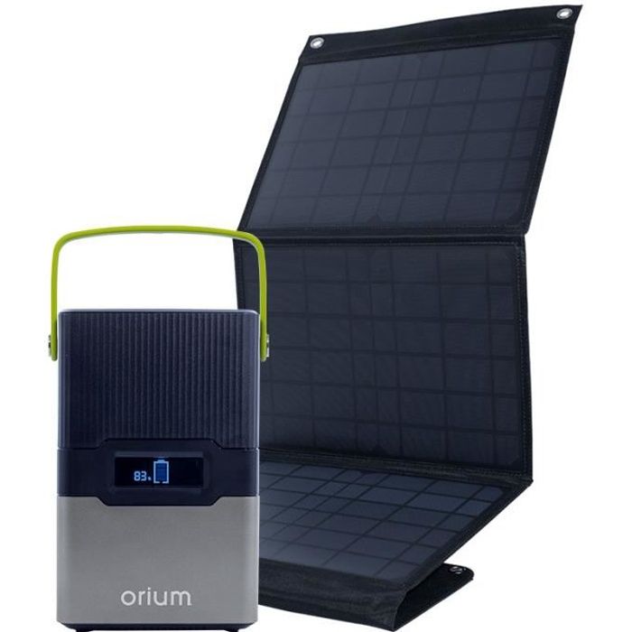 ORIUM - Pack station d'énergie IZYWATT 250Wh + panneau 30w