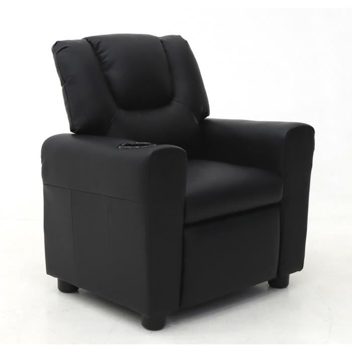 fauteuil de relaxation noir itchi - price factory - contemporain - design - salon - relaxation