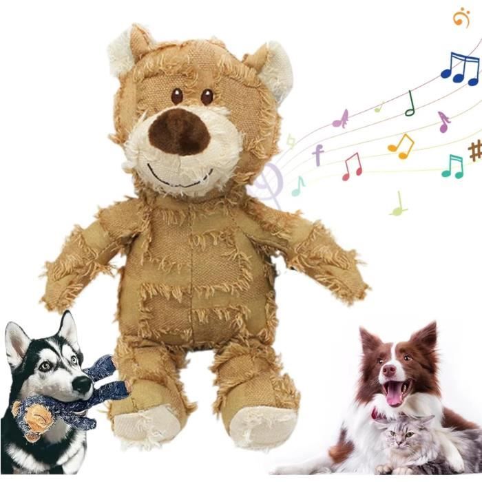 Comparer les prix de Jouets pour chiens, jouets pour chiens pour mâcheurs agressifs, nouveaux jouets indestructibles pour chiens 2024, ours, jouets