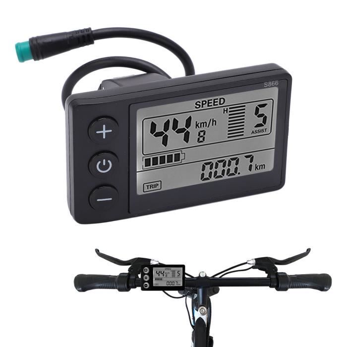 Afficheur LCD 5 Broches Pour Vélo électrique - Compatible 24V/36V/48V/60V, Pour VTT Et Vélos De Route électriques