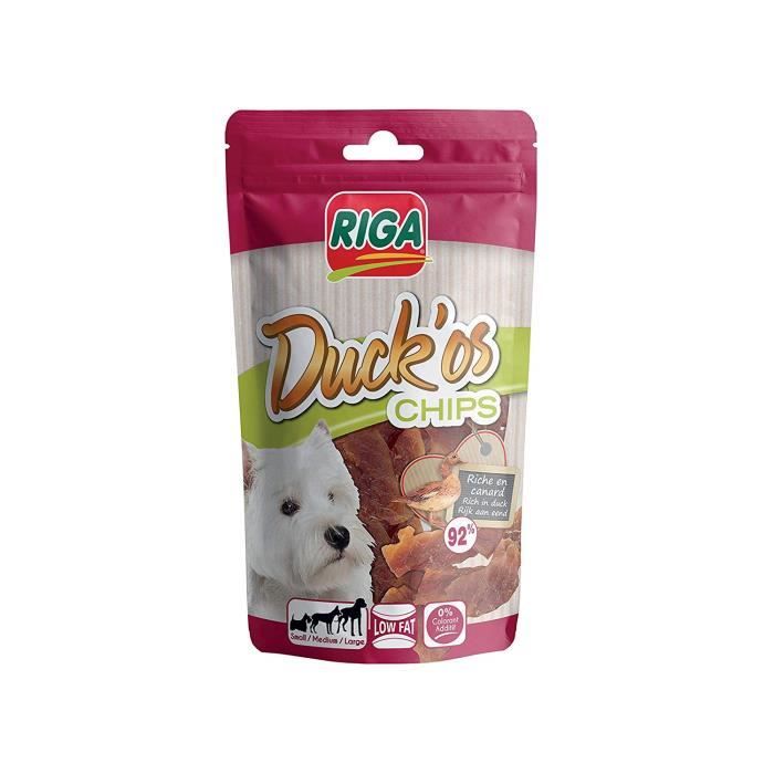 Riga Duck`Os Chips pour Chien 80 g - 005861