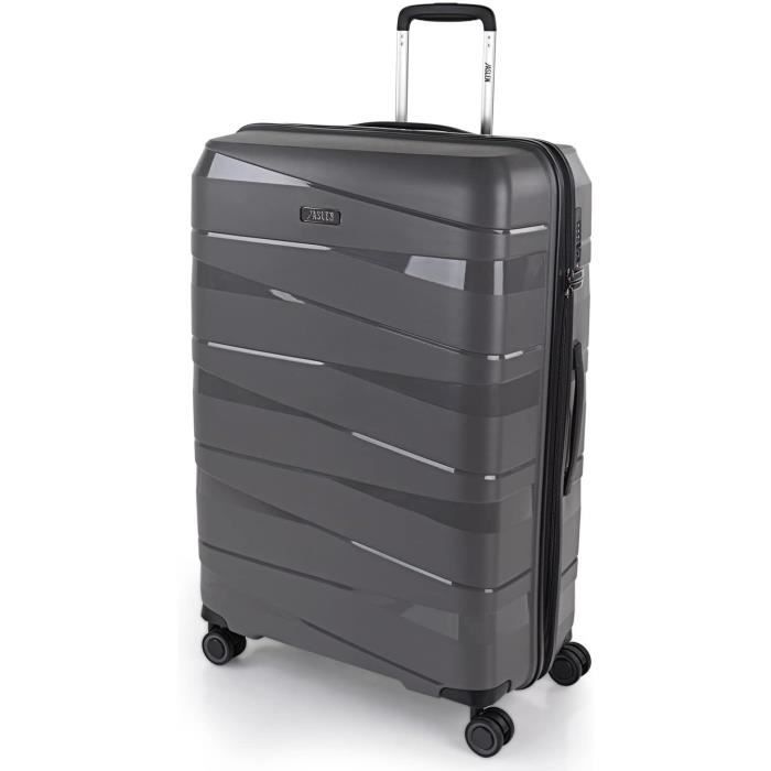 Grande Valise Légère John Lewis Vienne 76 Cm Noir - 4 Roues