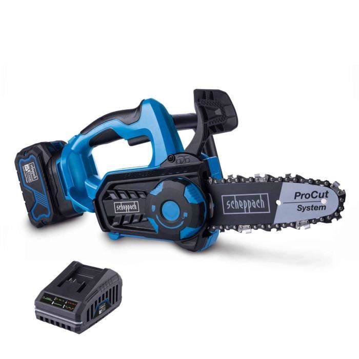 Tronçonneuse sans fil SCHEPPACH BC TCS200 X SET 20cm Batterie 4Ah + 1 chargeur 2.