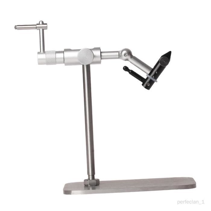 Étau Rotatif Pour Attacher Les Mouches De Pêche - Outil De Fabrication De Leurres, Réglable, En Métal