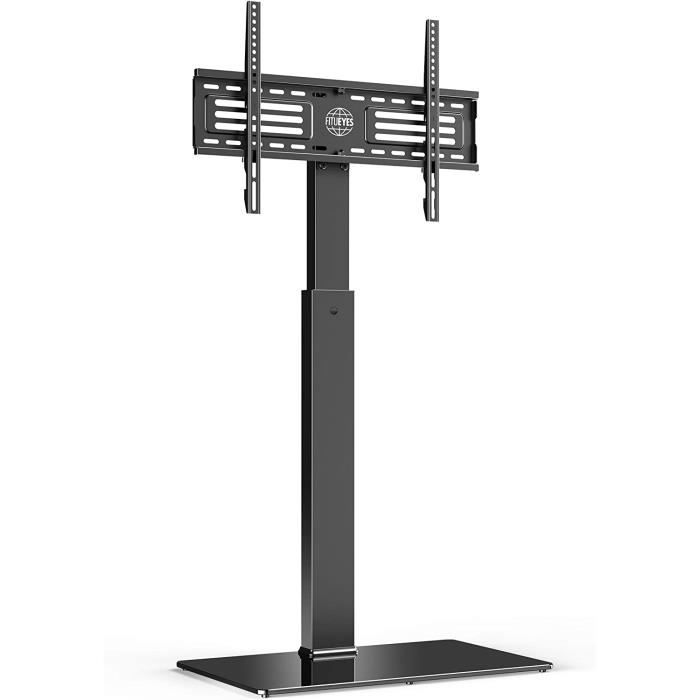 FITUEYES Meuble TV avec Support Pied Télé Pivotant Cantilever pour ...