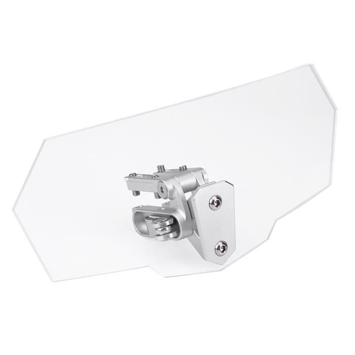 Déflecteur Pare-Brise Moto Universel - Extension Clip Fumée Petit Style