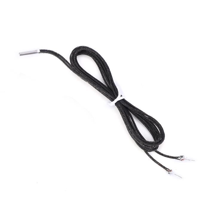 Sonde PT1000 Avec Câble PTFE 1-15m, étanche Et Résistante Jusqu'à 400°C