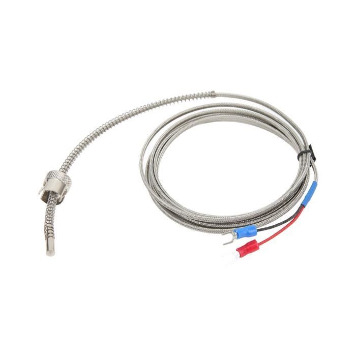 Sonde Thermocouple Type K - Longueur 1 M - Plage -50°C à 350°C - Pour Multimètre Et Thermomètre