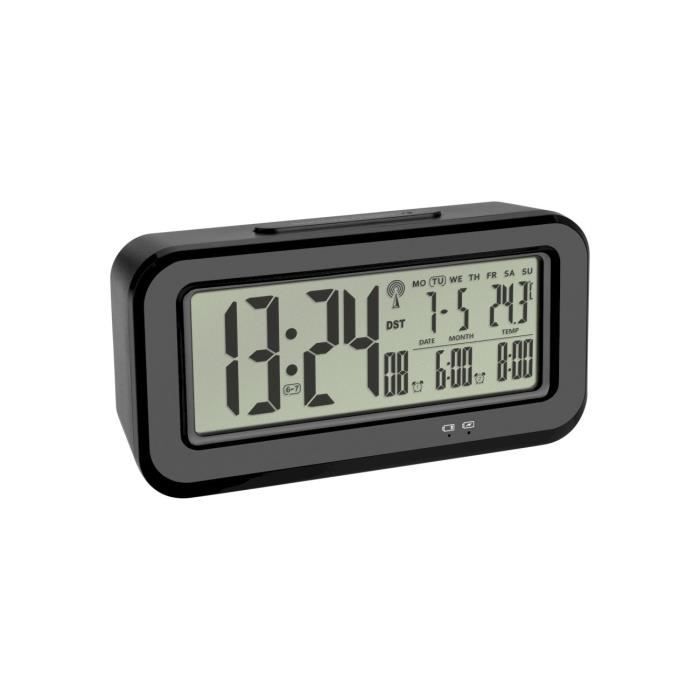Horloge De Projection Radio-pilotée TFA 60.5013 - Heure Et Température, Alarme, Rétroéclairage, Charge USB