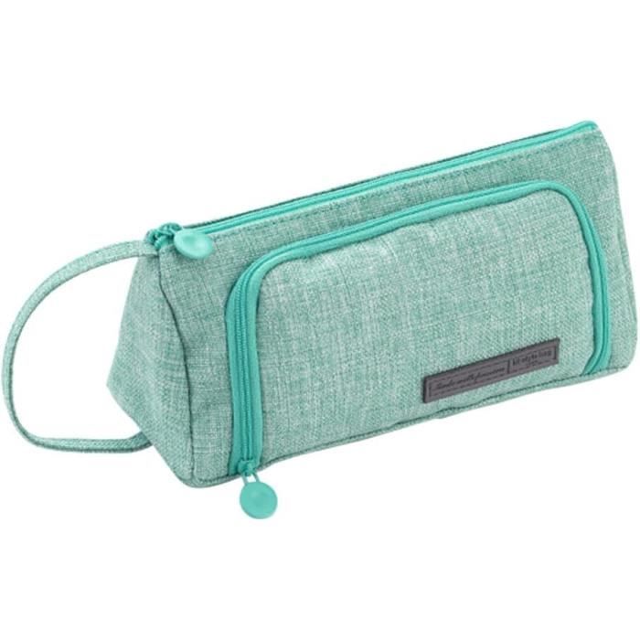 Étui à Pinceaux 20 Emplacements En Toile - Trousse De Rangement Pliable Pour Artistes, Étudiants, Aquarelle, Calligraphie