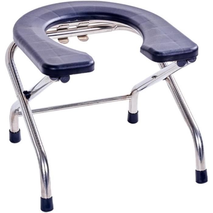 Tabouret De Toilette Pliable - Pour Une Position Accroupie - Adulte Et Senior
