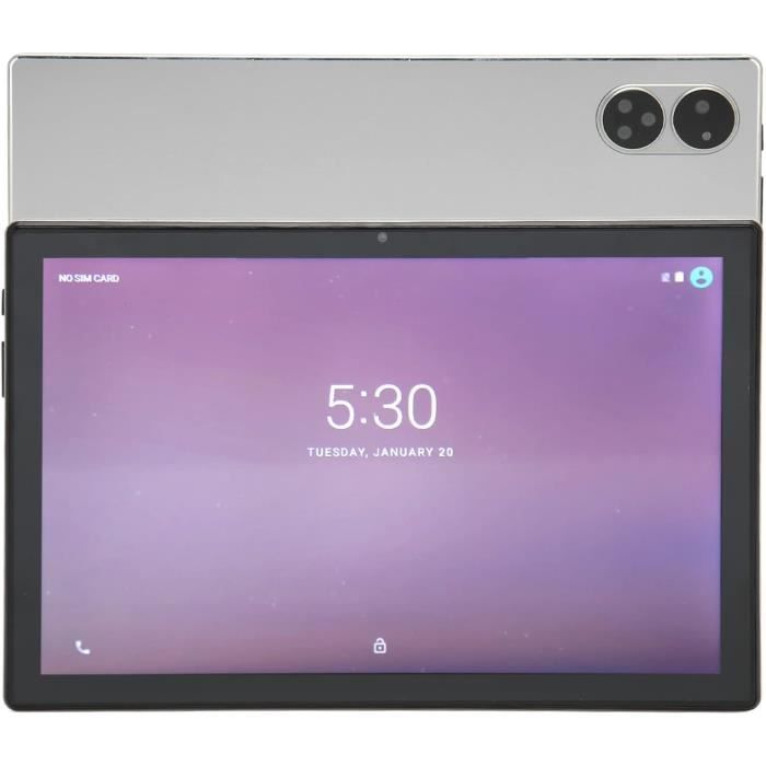 HURRISE Tablette 5G Tablette 10,1 pouces 6 Go de RAM 128 Go de ROM