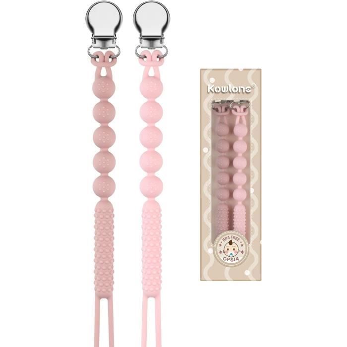 Clip Pince à Tétine En Silicone - Forme Couronne, 45x40mm, Marque Savmer, Neuf