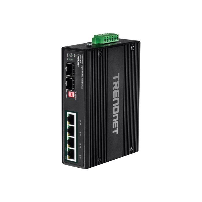 TRENDNET Commutateur Ethernet TI-UPG62 4 Ports - 2 Couches supportées - Modulaire - Paire torsadée
