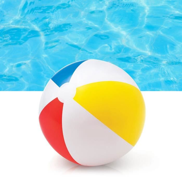 Ballon De Plage Vintage Gonflable 20 Pouces (50cm) - Seaside Kids, Neuf Sous Blister