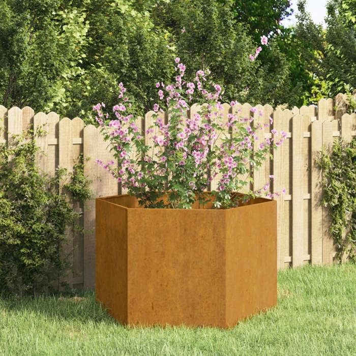 vidaXL Jardinière Rouillé Acier corten - vue 2
