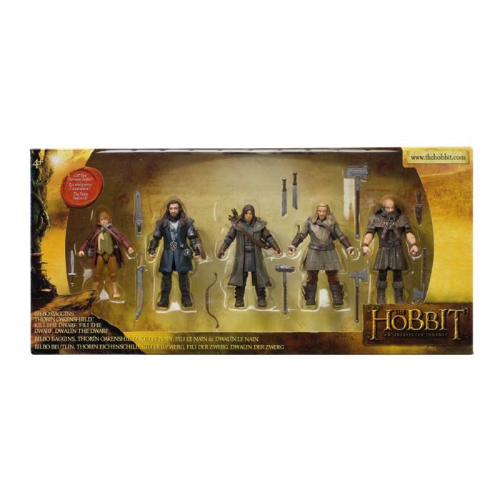 The Hobbit Pack de 5 Figurines articulées 9cm Cdiscount Jeux Jouets