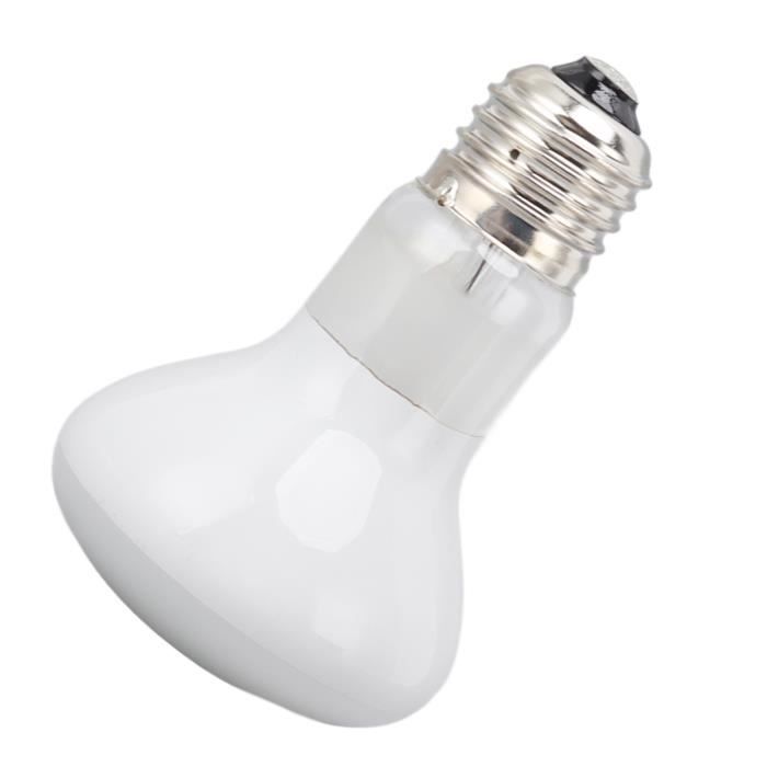 Comparer les prix de Vvikizy Ampoule chauffante pour reptile UVA E27 pour Amphibien et Dragons Barbus - Blanc