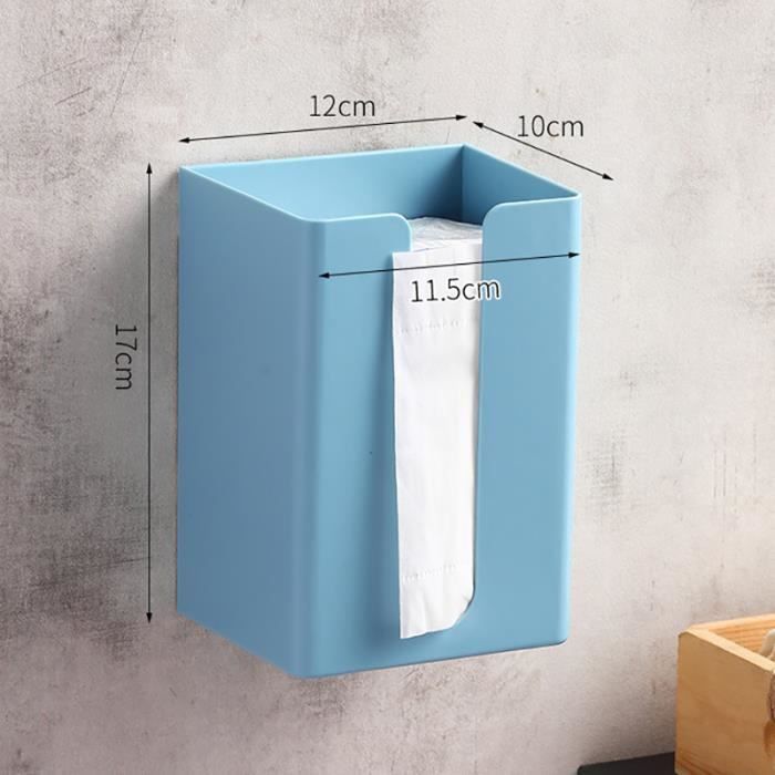 Boîte à Mouchoirs Murale Transparente Argentée - Porte-serviettes En Papier Pour Salle De Bain, Cuisine - 1