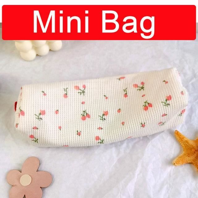 Trousse à Stylo,Trousse à Crayons En Toile à Carreaux Léopard Vintage