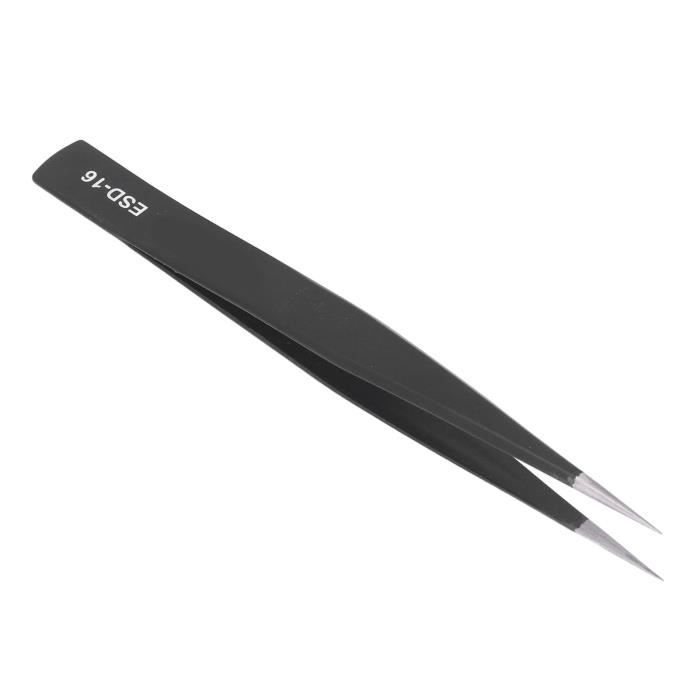 Pinces à épiler En Céramique Pointues - Lot De 2, Antistatiques, Résistantes à La Chaleur, Neuves