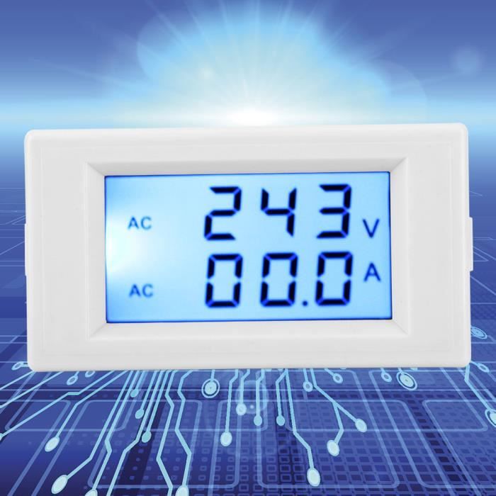 Voltmètre Ampèremètre Numérique LED Double Affichage - 10/50/100A, Avec Shunt, Neuf, Pour Tests électriques