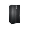 Réfrigérateur multi-portes Haier HTF-610DSN7 Noir - Total No Frost - A++ - 610L - Antibactérien-1