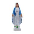 En plastique Vierge Marie Statue Figurine Cadeau de Noël pour les Amis, Religieux Catholique Mary Figure Sculpture pour 25x9,5 cm B-1