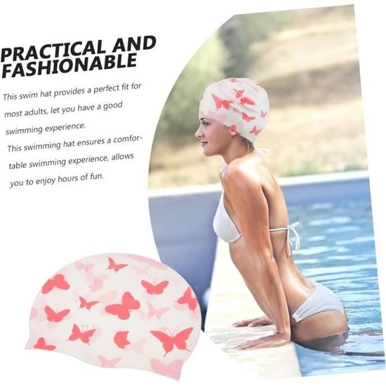 Bonnet De Bain Cheveux Bonnet De Bain Grand Bonnet De Bain Pour Les Tresses Et Les Dreads Maillot De Bain En Silicone Bonnets H5839 Cdiscount Sport