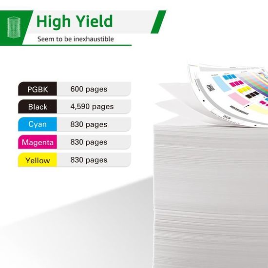 GREENSKY 30 Cartouches Encre Canon PGI-580 XXL CLI-581 XXL Compatible Pour Canon TR7550 TR8550 TS8150 TS8250 TS8350 TS6251 - Informatique